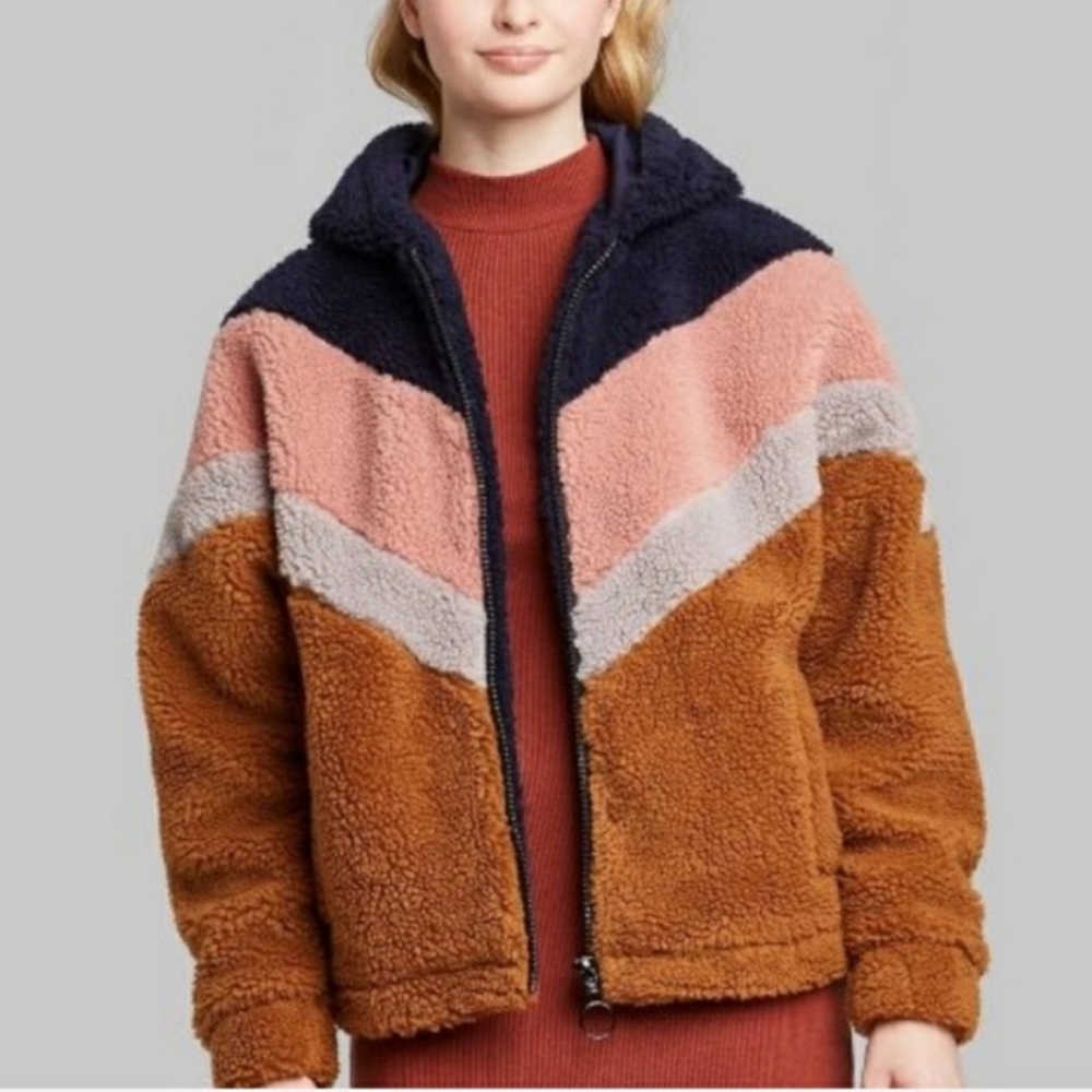 Wild Fable Faux jacket with Zip - Picture 1 of 5